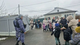 Эвакуация детей.